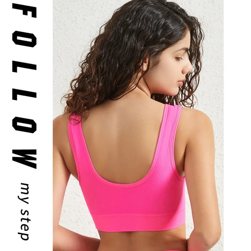 3PCS/Set Seamless Bras For Women Unwired Brassiere No Pads Crop Top Soft Sports Tank Bras Solid Color Female Sexy Lingerie Vest