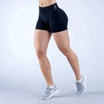 Women High Waist Yoga Shorts Stretch Breathable Sports Shorts Fitness Gym Running Workout Short Pants For Ladies