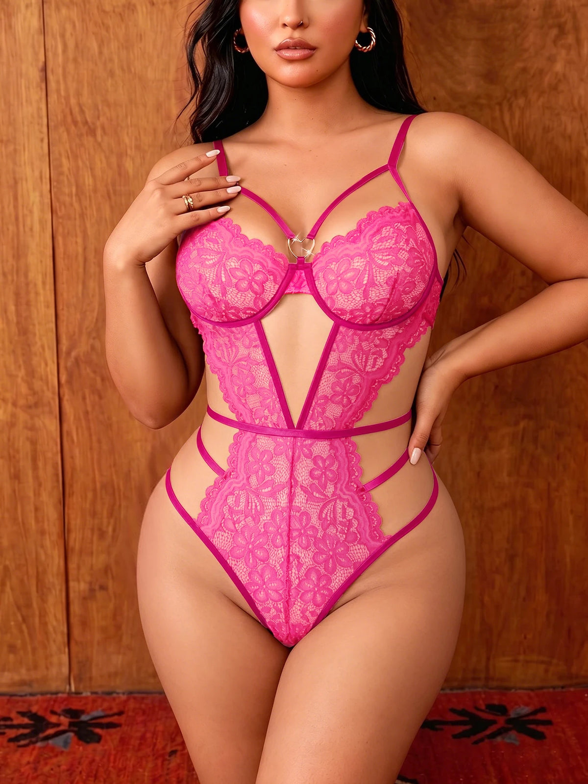 Sexy Bodysuit Lingerie Women Wedding Night Underwear Babydoll Dress Lace Hollow Bra See-through Bodysuit Nighty Exotic Pajamas