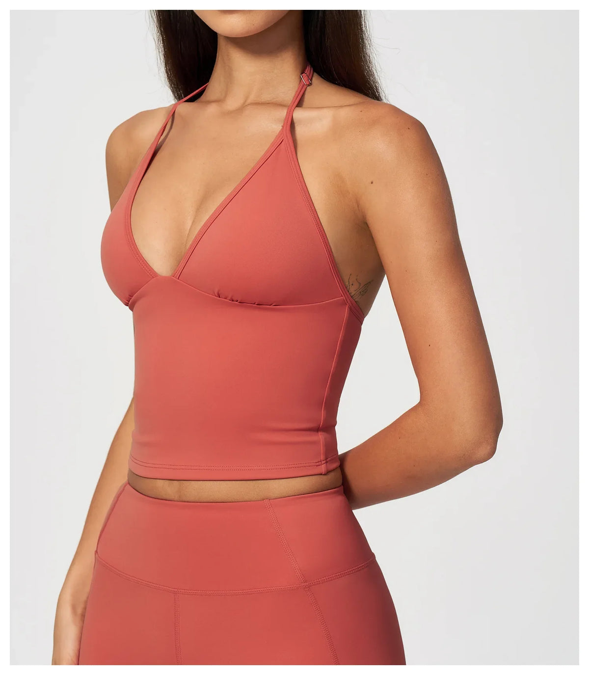 Sexy V Neck Yoga Vest Women Quick Dry Shockproof Slimming Sports Tank Top Cloud Feeling Sanded Workout Fitness Running Vest