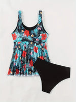 ZTVitality Print Tankini Set Swimsuit Women's 2025 New Arrival Padded Bra Push Up Beachwear Swimwear Summer Bathing Suit Biquini