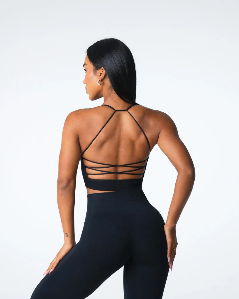 Cascade Seamless Sports Bra Top Women Clothing Padded Yoga Bras Push Up Gym Crop Top Brassiere Workout Bralette Sportswear