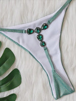 2026 Shiny Crystal Diamond Bikini Women Swimsuit Female Triangle Swimwear Two Pieces Bikini Set Micro String Bather Bathing Suit