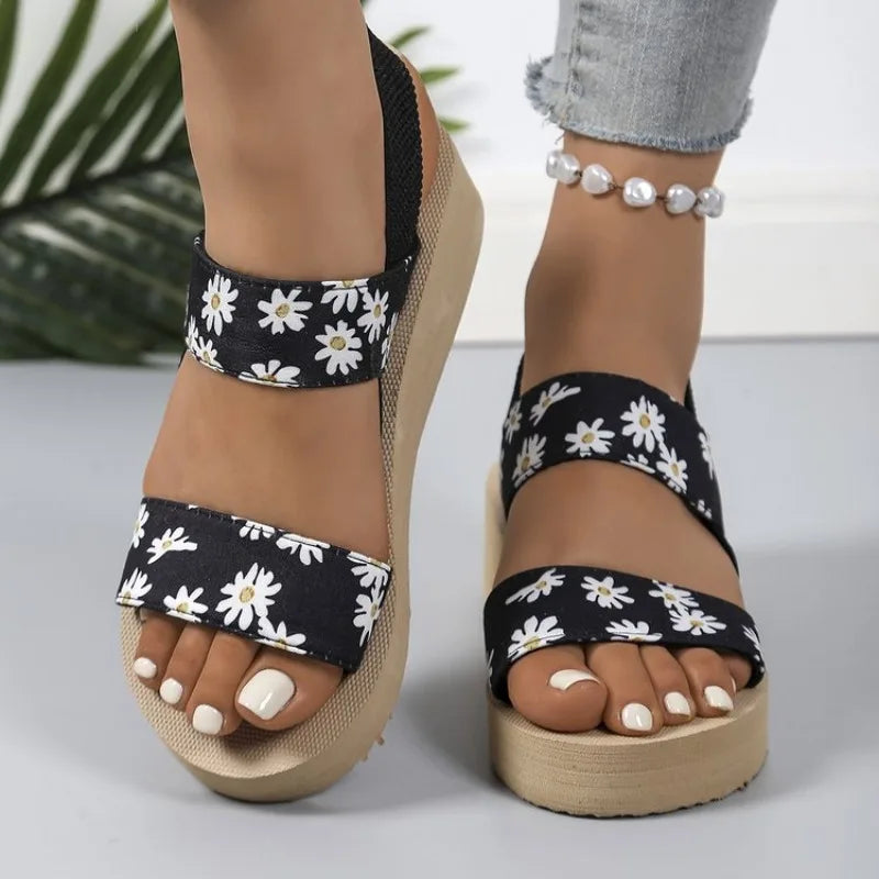 Summer Wedges Women Sandals Casual Sexy Sandals for Women Fashion Open Toe Shoes Ladies Platform High
