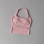 Neck Halter Yoga Vest Shockproof Running Sports High-strength Sports Underwear Fitness Pilates Suspender Beautiful Back Summer