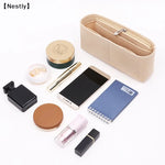 1PC Felt Insert Bag Organizer, Makeup Organizers, Liner Perfect for Brand Women's Handbags For And Cosmetic Bags〔Nest〕