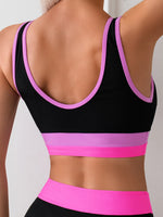 Vintage Black Pink Patchwork Bikini Set 2025 Women Sports Push Up High Waist Swimsuit Summer Bathing Suit Pool 2 Piece Swimwear