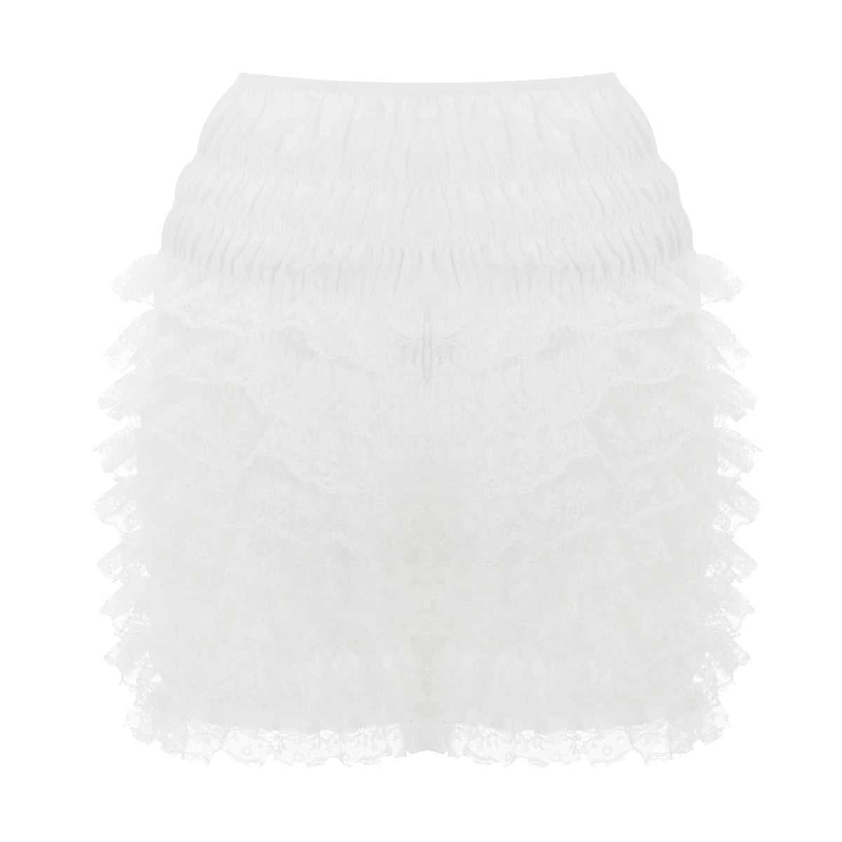 Fashion Women Ladies Solid Lace Frilly Ruffle Knicker Underwear Short Pants Safety Shorts