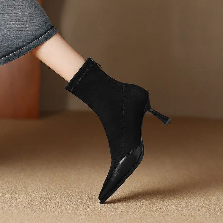 Vintage Thick Heel Women Knee High Boots Fashion Ladies Belt Buckle Knight Long Booties botas de inverno feminina