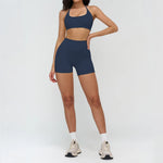 2 Pieces Sportswear Women Yoga Set Gym Clothes Fitness Set Outfit Outdoor Long-Sleeved Shirt Tracksuits Sports Bra Gym Leggings