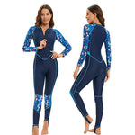 2024 Sport Long Sleeve Rash Guard One Piece Swimwear Women Swimsuit Beachwear Summer Monokini Surfing Suit Femme Bodysuit