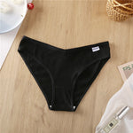 5Pcs Women Cotton Panties V-Belt Ladies Soft Female Sexy M-4XL Low-Rise Panties Bikini Underwear Comfortable Lingerie 2024