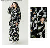 Women New Autumn Winter Thickened Anti-Static Coral Fleece Beauty Velvet Extra Long Bathrobe Sleep Loungewear Robe