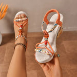 Women Wedges Sandals 2026 New Summer Fashion Designer Shoes for Women High Quality Platform Sandals Casual Outdoor Sandals Women