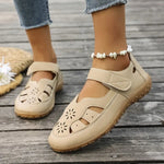 2026 New Summer Women Sandals Ladies Sandals Comfortable Flats Walking Sandals Covered Toe Beach Shoes Woman Footwear
