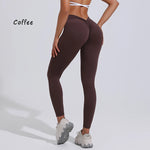 DIAS FIT JOY Women's Yoga pants back V-waist buttocks lifting pants high waist sports and fitness pants sports pants