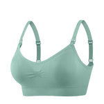 Nursing women's Wire-free Front Buckle Pregnant Bra Plus Size Nursing Adjustable Push-up Bra Underwear Plus Up