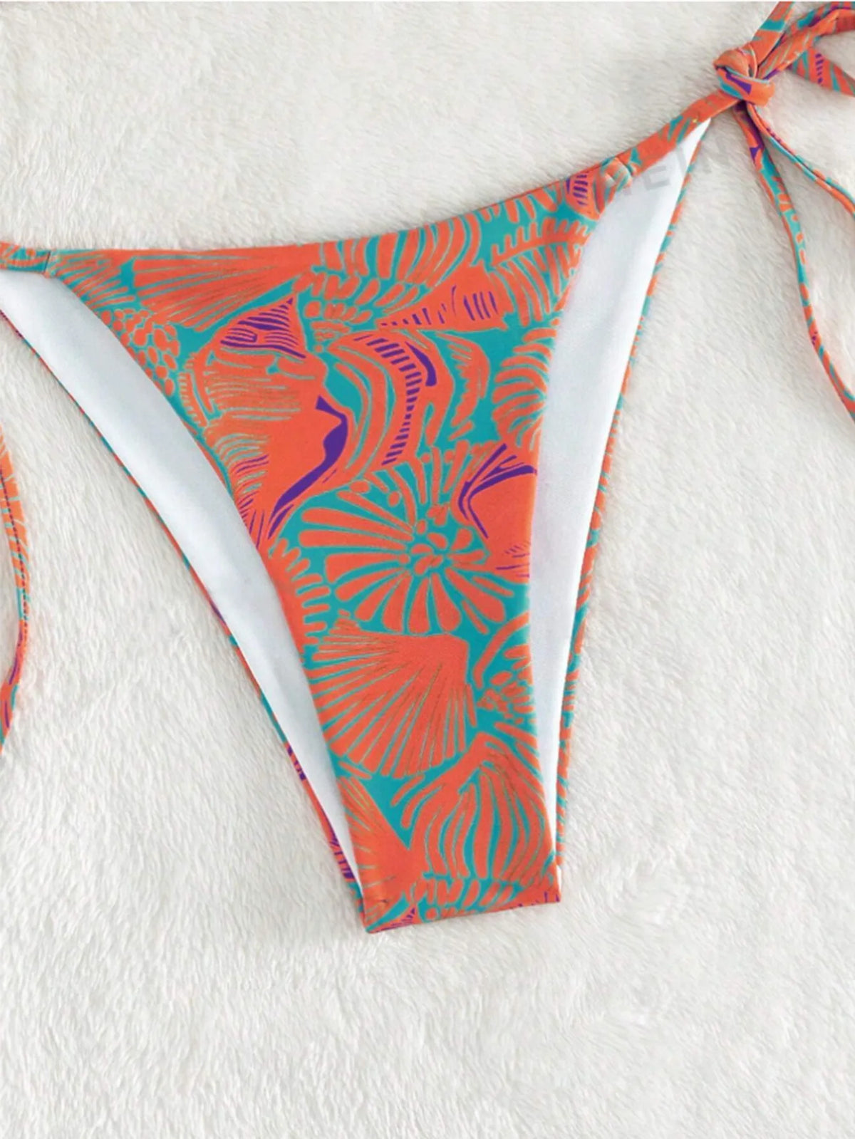 Sexy String Bikini 2024 Two Pieces Print Swimsuit Female Swimwear Women Thong Bikinis Set Bather Beachwear Bathing Suit Pool
