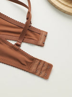 Hot selling solid color 2-piece underwear set multi-color daily four season Bra set comfortable to wear sexy Lingerie 2611