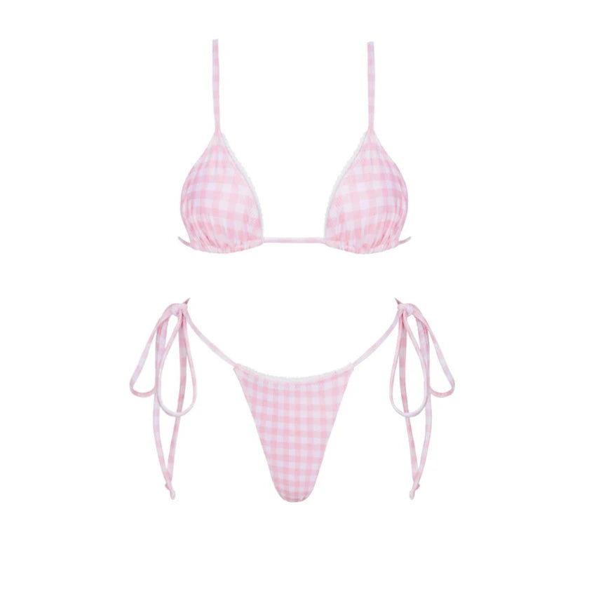3Pcs Micro Bikinis 2026 Swimwear Women Swimsuit Sexy Brazilian Bikini Set Printed Beachwear Push Up Bathing Suit biquini Female