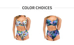 Sexy Bikini Women Push Up Swimwear Swimsuit Flower Print High Waist Bikinis Set Bathing Suit Beach Bikini Banadores Mujer 2026