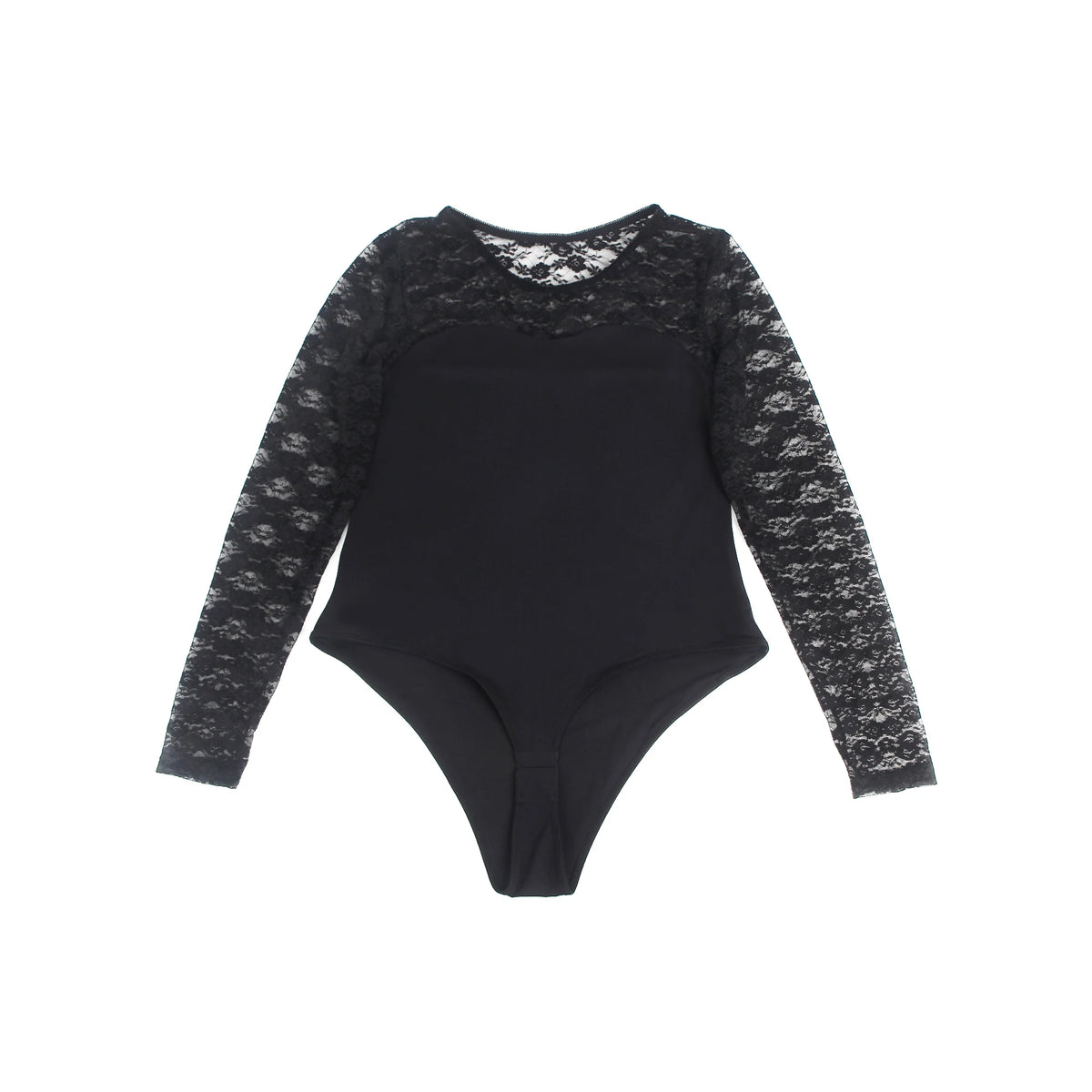 White Lace Teddy Open Crotch Bodysuit Push Up Sexy Swimsuit Material Women Long Sleeve Transparent Sheer Lingerie