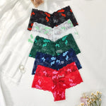 1pcs Low-Waist S -XL Floral Women's Lace Panties Breathable Comfortable Female Underpants Lingerie Elegant Lady Briefs Underwear