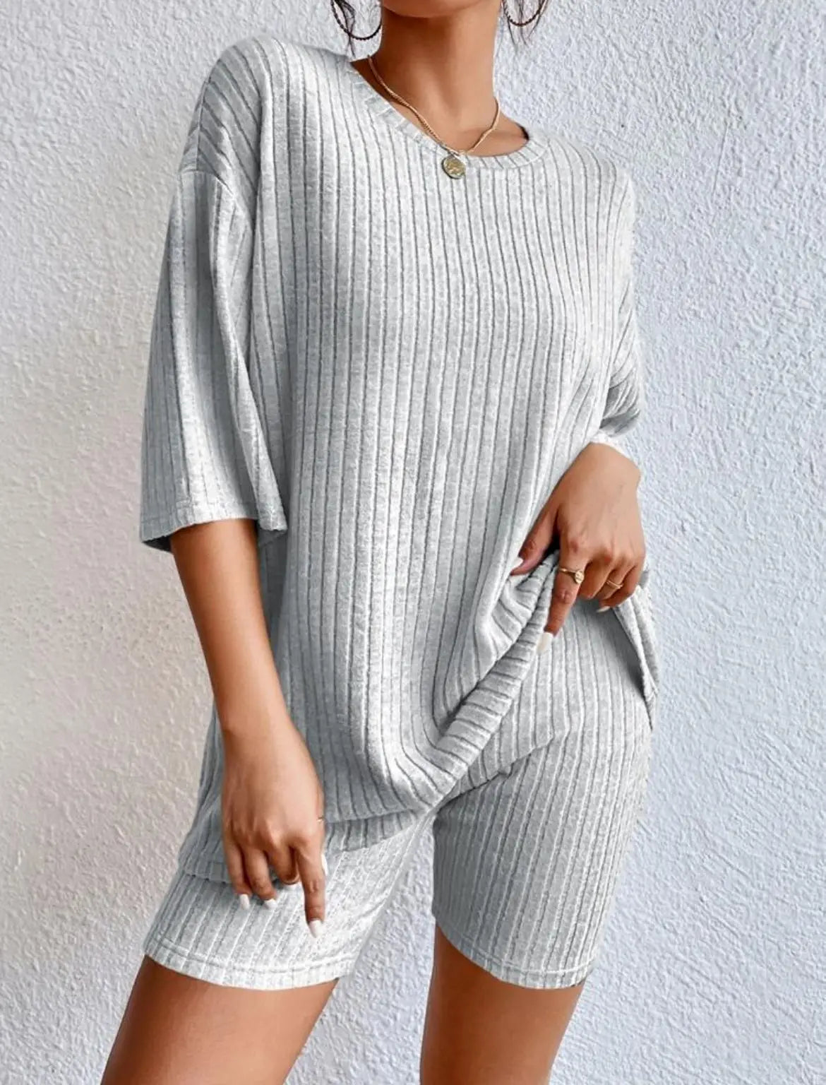 New Women's Sleepwear Fashionable Casual Loose Shorts Set 2026 Elegant Summer Women's Sleepwear Two-Piece Suit Home Suit Set Y2K