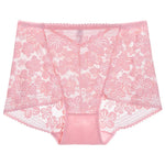 Seamless Lace High Waist Panties for Women Lingerie Sexy Flowers Embroidery Mesh Breathable Briefs Plus Size 3XL Underwear
