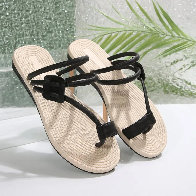 Flip Flops WomensShoes Flat Summer SlippersFolded Flip Casual Fashion Bohemian Flops Dress Sandals Women