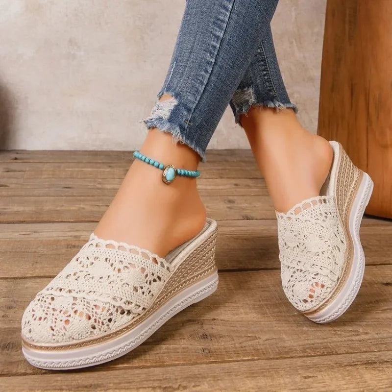 WomanSummer Fashion Wedge Female Large SizeNew Comfortable Sandals for Women