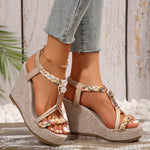 Women Wedges SandalsSummer Fashion Designer Shoes for Women High Quality Platform Sandals Casual Outdoor Sandals Women