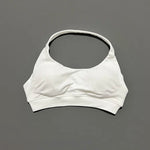 HISTELLO Impacts Sports Bra Women Seamless Yoga Halter Top High Support Push Up Open Back Gym Wear Workout Fitness Underwear
