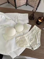 MOYISU Japanese Dopamine Front Button Small Chest Lift Show Large|Women's Anti-Sag Summer Sexy Beauty Bra Top Comfort Fit