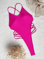 Sexy Backless Bikinis One Piece Swimsuit Bandage Bikini Thong Swimsuit Swimwear Biquini Conjunto De Bikini Tankini Beachwear