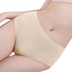 1Pc Women G-string Panties Seamless Thongs Female High Waist Underpants Summer Soft Panties Sexy Lingerie Comfy Thin Underwear