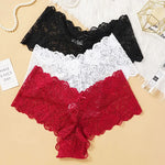 M-XXL Sexy Floral Lace Panties Women Briefs Low Waist Soft Lingerie Cost-Effective Comfortable Underwear Girls Intimate Panty