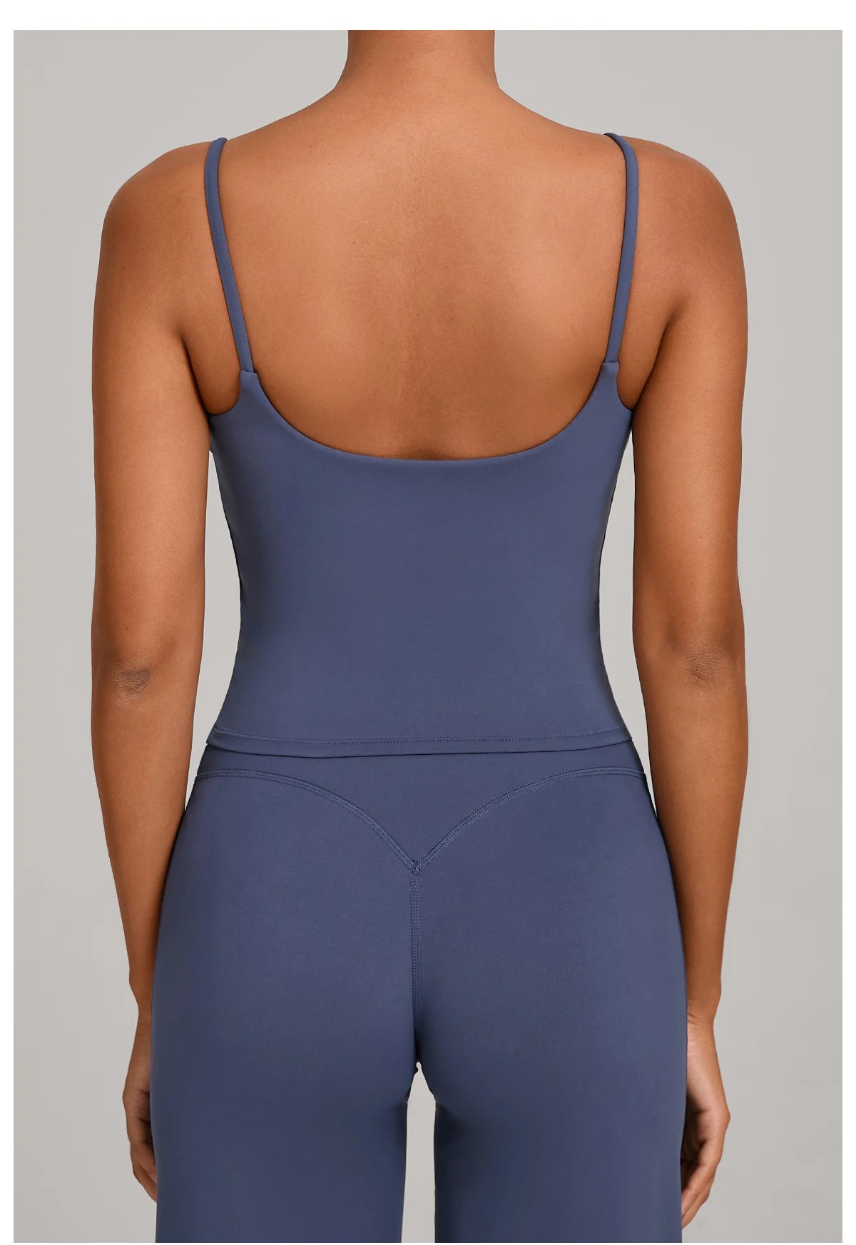 GYM Tank Top With Built In Bra women's Yoga clothing running Square Neck fitness vest beautiful back sports Workout
