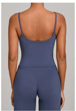 GYM Tank Top With Built In Bra women's Yoga clothing running Square Neck fitness vest beautiful back sports Workout