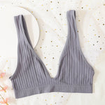 Seamless Tube Top Push-up Bras for Women Deep V Neck Underwear Low Back Brassiere Unlined Sexy Lingerie Crop Top Women Bralette
