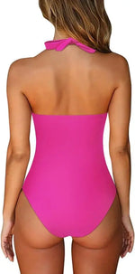 New Print One Piece Swimsuit Women Sexy Pleated Bathing Suit Leopard Printed Bodysuit Bikini Set Summer Fashion New Beachwear