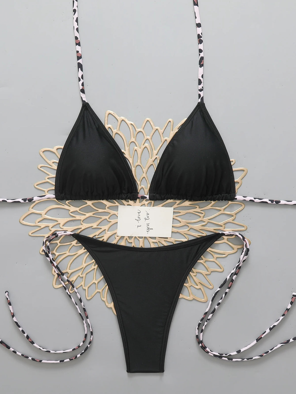 Halter Triangle String Bikinis 2026 Women Sexy Swimsuit Solid Brazilian Swimwear Female Bathers Bathing Swimming Swim Suit