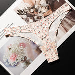 Ice Silk Leopard Women Panties Sexy G String Thong Seamless Underwear T Back Candy Color Girls Briefs Underpants Plus Size M-XXL