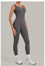 Women's Seamless Yoga Jumpsuits Fitness Sports Hip-lifting Beauty Back Sleeveless One-Piece Training Workout Running Bodysuits