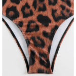 Zebra Print One Piece Swimsuit Woman High Neck Bodysuit Zipper Swimwear Beach Wear Leopard 2024 Bathing Suits Holiday Summer