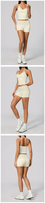 Yoga Set 2PCS Fitness Set Women's Tracksuit Sports Outfits Workout Clothes Female Running Capri Pants Gym Suit Athletic Wear