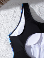 2026 Printed Swimsuit One Piece Sporty Swimwear Women Sexy Bathers Bathing Swimming Swim Suit Female Beachwear XXL
