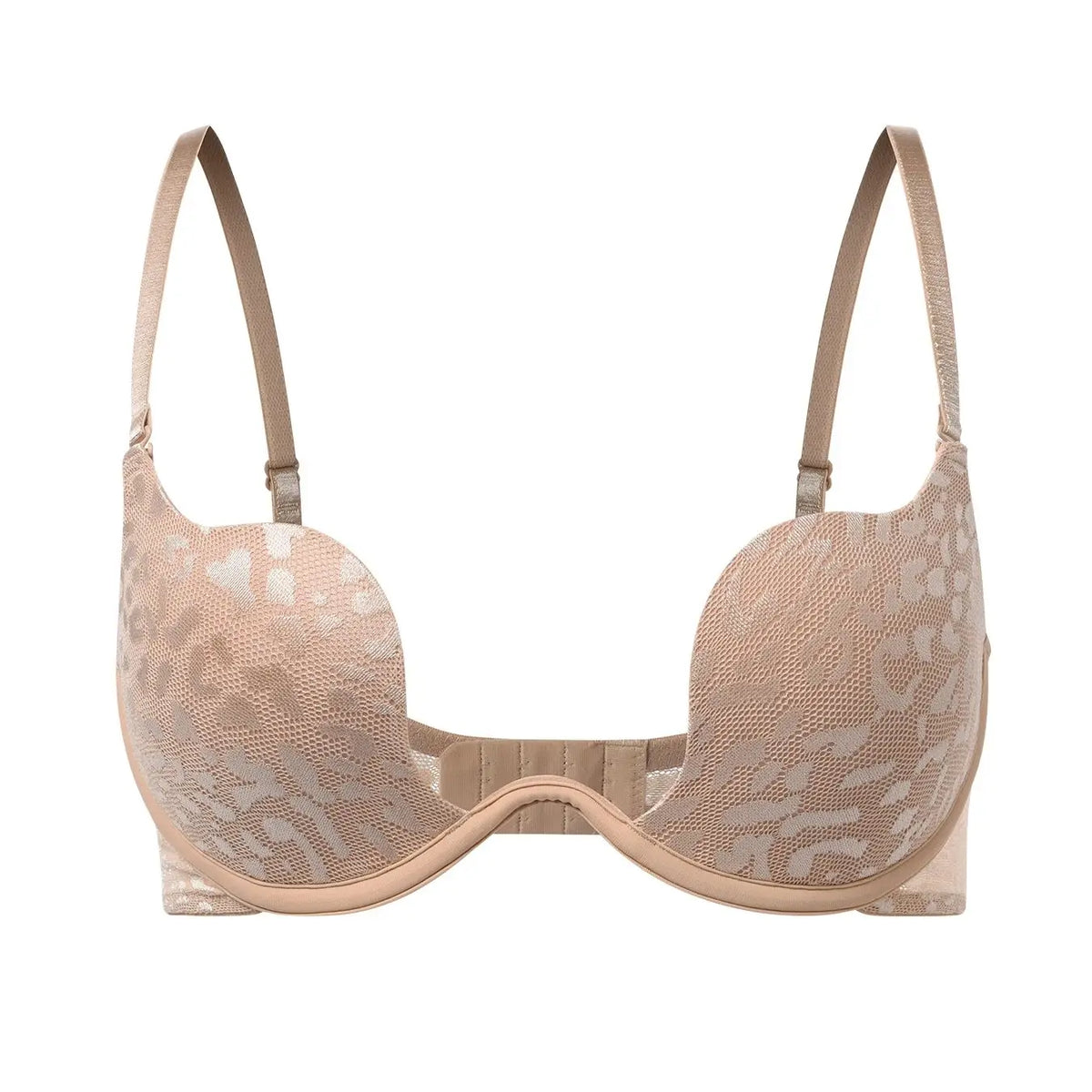 Solid Underwire Bra push up Lingerie comfort padded bra lift up thick cup lace bralette