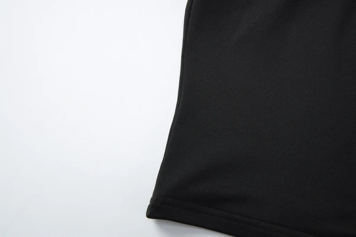 FDYOUI Woman Covered Buttons T-shirts 2026 Summer Short Sleeve Slim Cardigan Tops Ladies Chic Corset Tee Shirt White Black Red