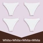 4Pcs Women's Cotton Briefs Seamless Women Sexy Panties Intimates Solid Color Breathable Underwear Female Low Waist Soft Lingerie